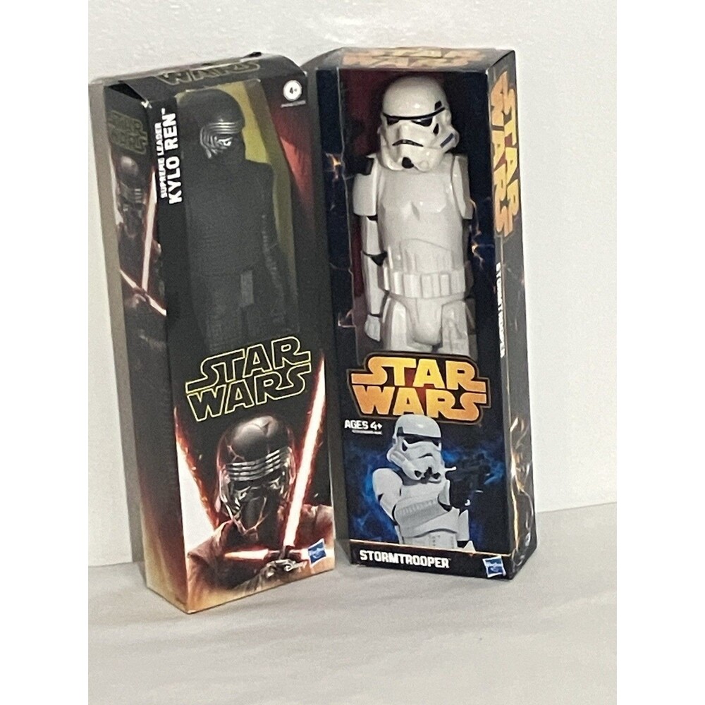 Star Wars The Force Awakens Kylo Ren Stormtrooper 12” Action Figures Lot NWT